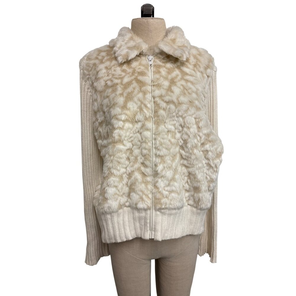 Cato Faux Fur Knit Sweater Youth Teen Jacket XL